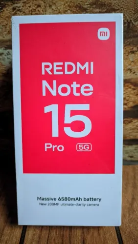 Xiaomi Redmi Note 15 Pro 5G NFC 8/512gb a prova d'água câmera 200mp bateria 6580mah 