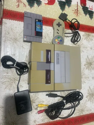 Super Nintendo completo + jogo