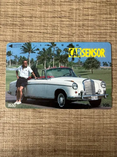 Cartão Telefônico Vintage Japonês Mercedes Cabriolet Teleca 105 Campinas-sp