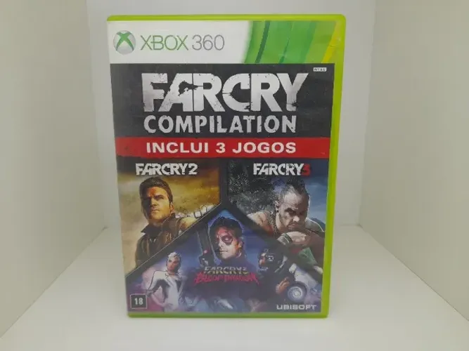 Far Cry Compilation 3 Jogos Xbox 360 Mídia Física