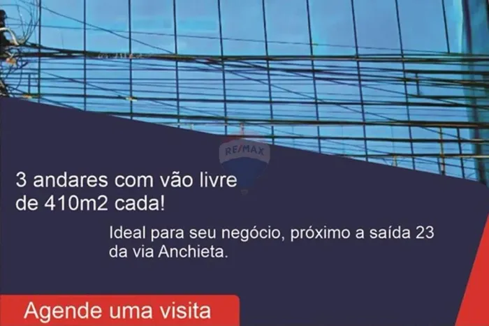 Prédio/Sala Comercial no Bairro Ferrazópolis - São Bernardo do Campo, 410m2 por andar