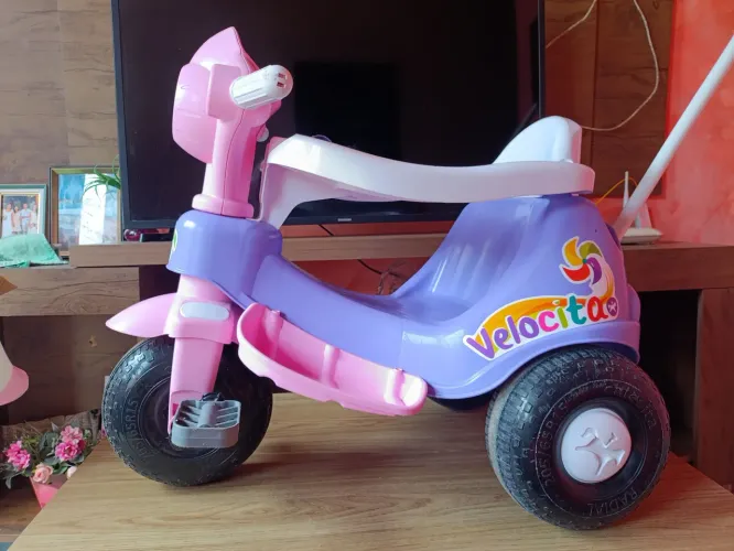 Bazar baby velocipe menina 2 em 1