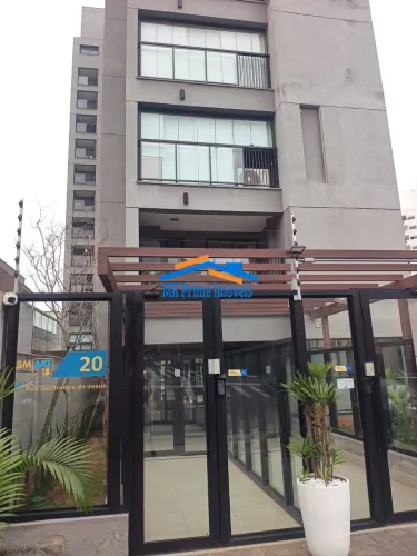 Studio Novo com 38m², Sacada Gourmet, 2 Banheiros, km 18 - Osasco.