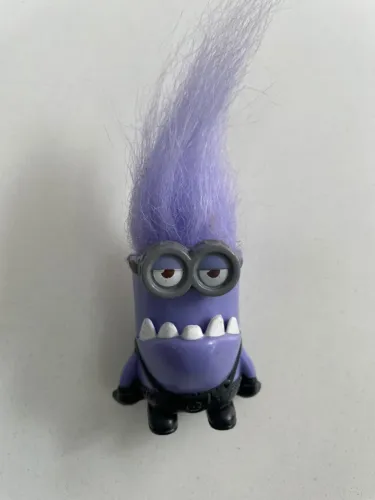 boneco Minions Roxo - evil minion - coleção Meu malvado Favorito.