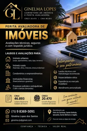Corretora de Imóveis/Perita Avaliadora