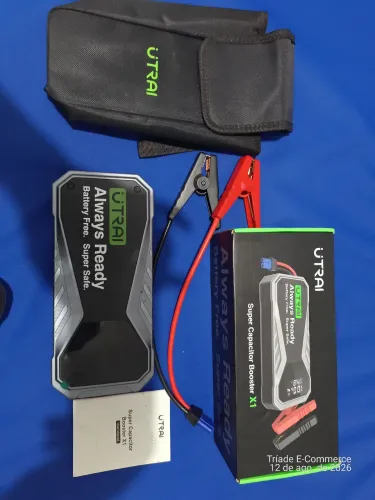Auxiliar de Partida - Jump Starter para Automóvel / Carro e Moto