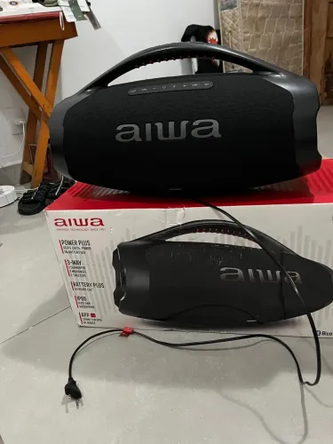Caixa de som boombox AIWA