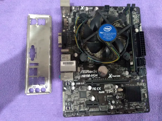 Kit Placa Mãe Intel Core i3