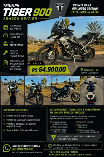 Triumph Tiger 900 Aragón Edition