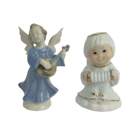Porcelada miniatura anjo tipo Lladrò