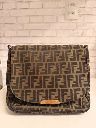 Bolsa Fendi FF Monogram Original Vintage Autêntica