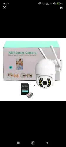 Câmara A8 smart com cartão de memória 