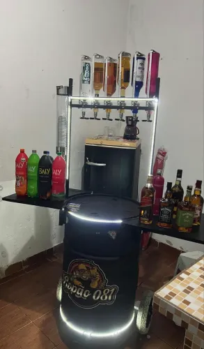 Carrinho térmico de bebidas 
