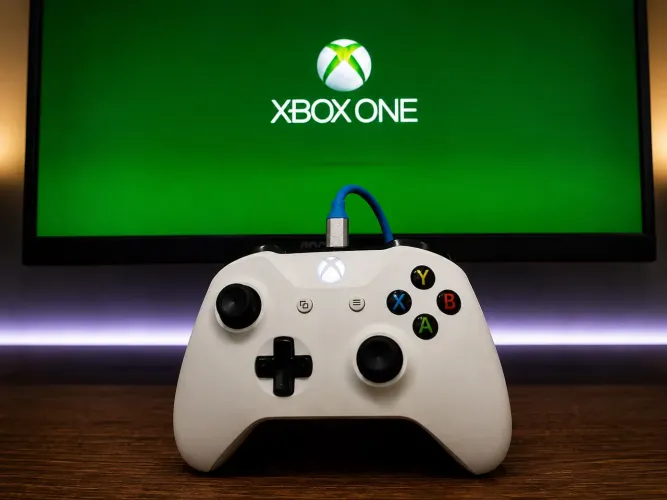 Controle Xbox one s com simples Defeito 