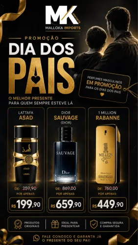 Perfumes árabes e importados 