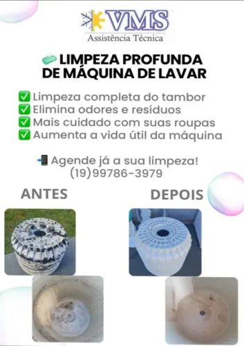 Limpeza de máquina de lavar 