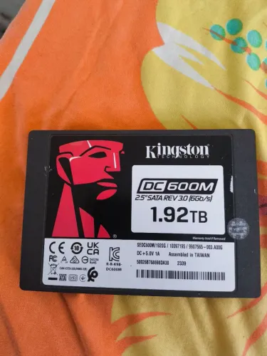 Ssd interno Kingston data center enterprise dc600m/1920g 1.92tb