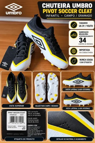 Chuteira Campo Umbro Pivot Soccer Cleat