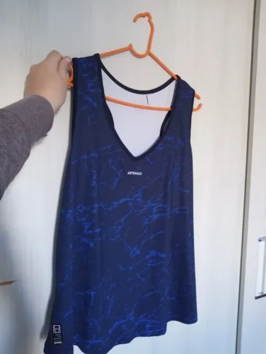 Camiseta fitness azul
