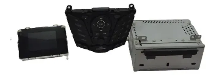 Kit Visor Fundo Frente Radio Som Ecosport 2017 Original