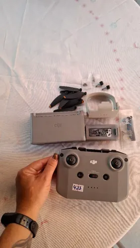 Controle Drone DJI Carregador Bateria Capa Protetora