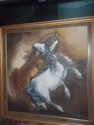 Quadro decorativo pintura a óleo
