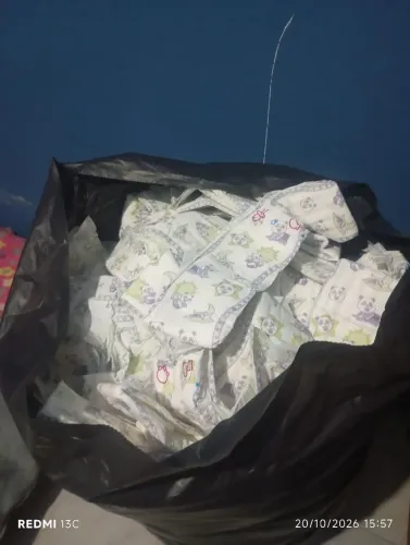 Fraldas não serve na minha bebe