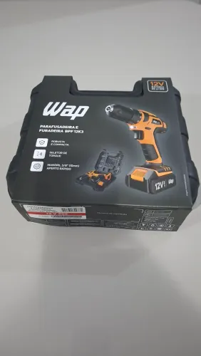 Parafusadeira e furadeira WAP BPF 12K3, novo na maleta original