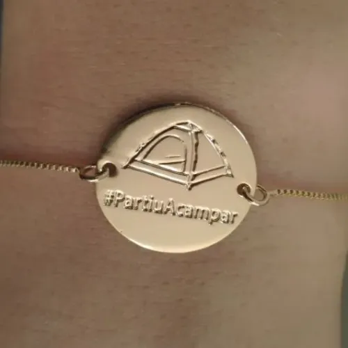 Pulseira #PartiuAcampar