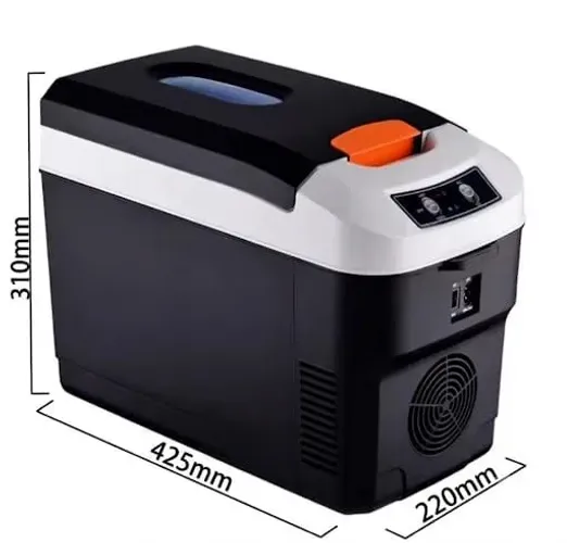 Geladeira Portátil 10L Carro e Casa 12V/127V Quadros Quente e Frio Digital tipo cooler
