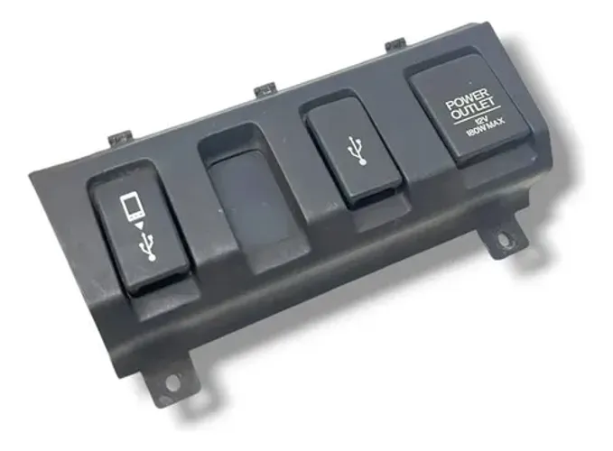 Acabamento Painel Usb Auxiliar Honda Hrv 2017 2018 2019 2020