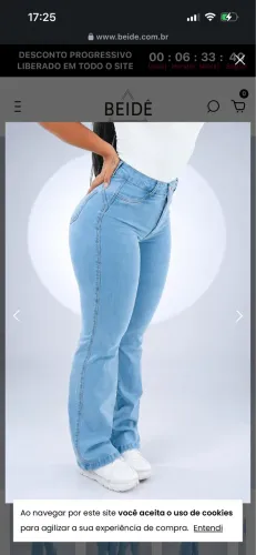 Calça Wide leg beide jeans 