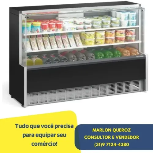 Balcão Refrigerado 1,75M 2 Placas Gelopar 127V