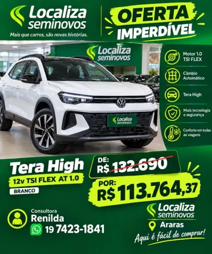 Volkswagen Tera High 1.0 170 TSI Flex 12V 5P AUT 2026