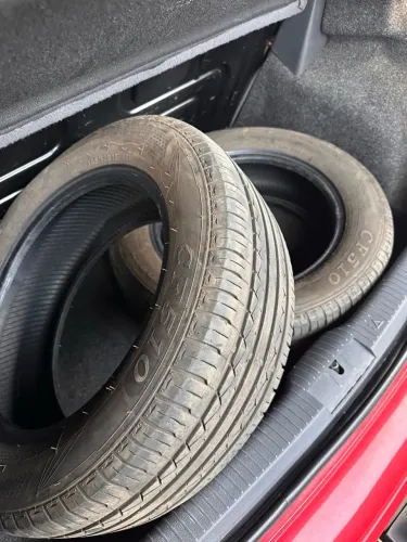 2 Pneus 195/60 R15 Meia Vida