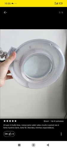 Luminária profissional estética com Lupa