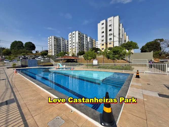 Residencial Leve Castanheiras - Apartamento 2 Quartos Reformado com Varanda e Lazer Comple