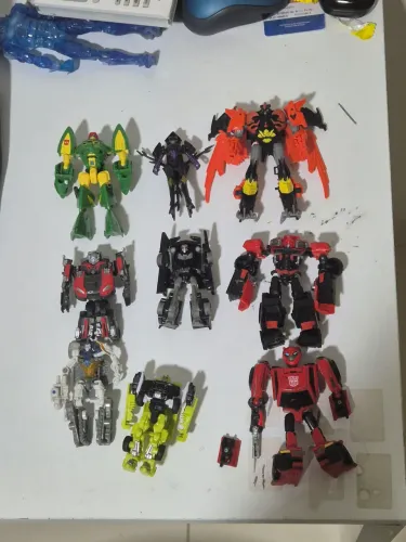 Transformers legion commander class lote grande 9 bonecos