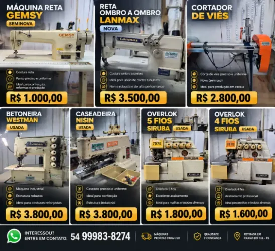 Máquinas de costura