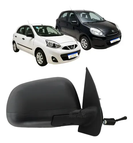 Retrovisor Direito Nissan March 2012 2013 A 2020 C/controle Direito