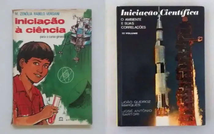 02 Livros Clássicos Iniciação à Ciência e Iniciação Cientifica Anos 1970 Raridade!