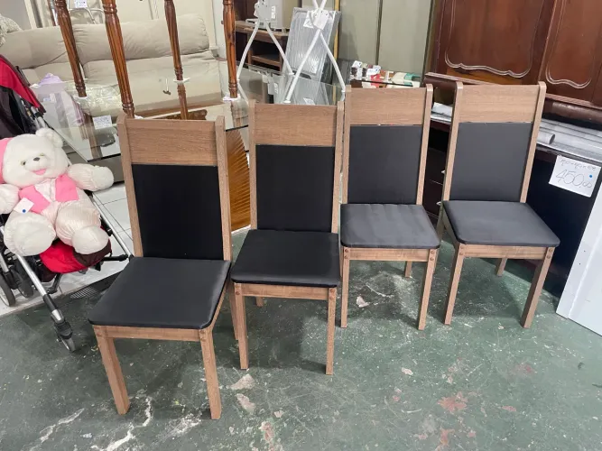 Conjunto:Cadeiras de Jantar Modelo 4280 da Madesa Móveis