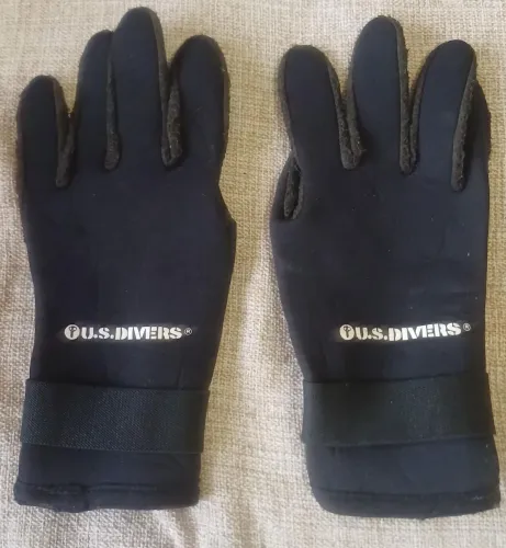 Luva de mergulho US Divers de neoprene, com velcro, tamanho XL 2mm