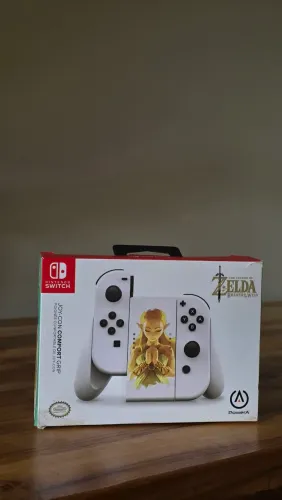 Joy-con Comfort Grip Princess Zelda Suporte Novo