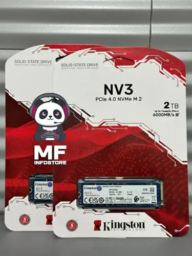 SSD NVMe 2TB Kingston NV3 6000Mb/s - NOVO