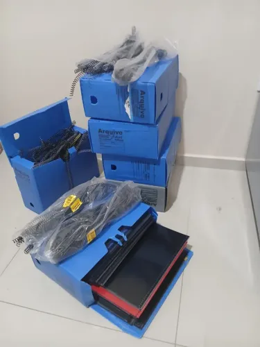 Kit encadernação+ caixas arquivos