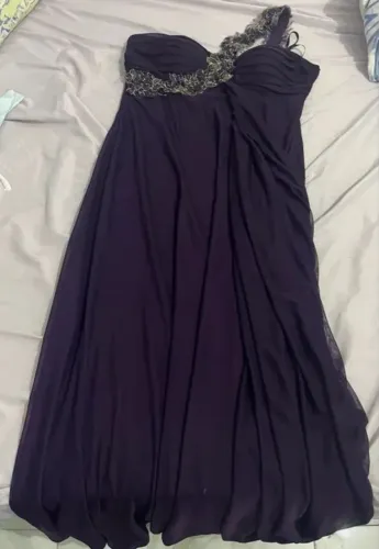 vestido de festa roxo