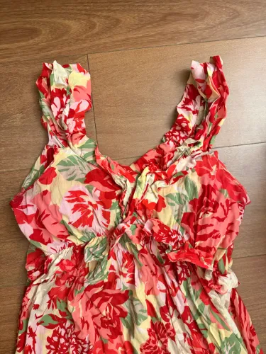 vestido longo l'etage estampado 40