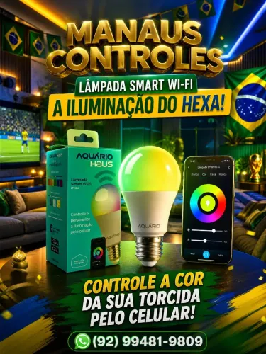 Lâmpada Inteligente Led Aquario Wi-fi 10w Compatível Alexa<br>