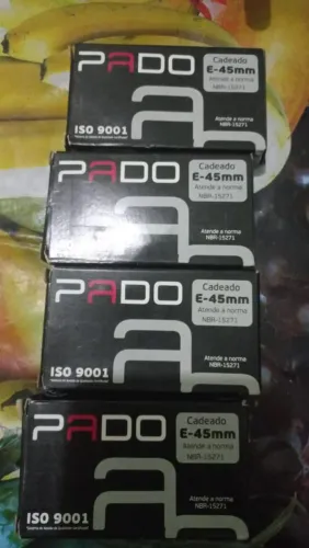 CADEADO PADO - LOTE FECHADO (12 UNIDADES)